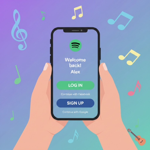 Spotify setup and first use